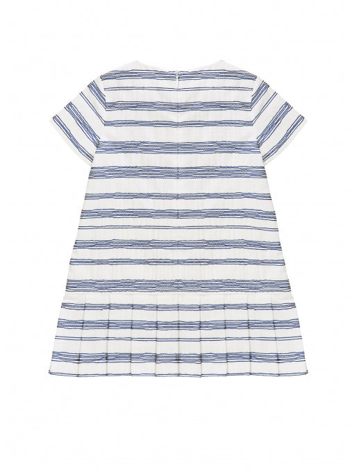 Girls Denim Blue Cotton Dress