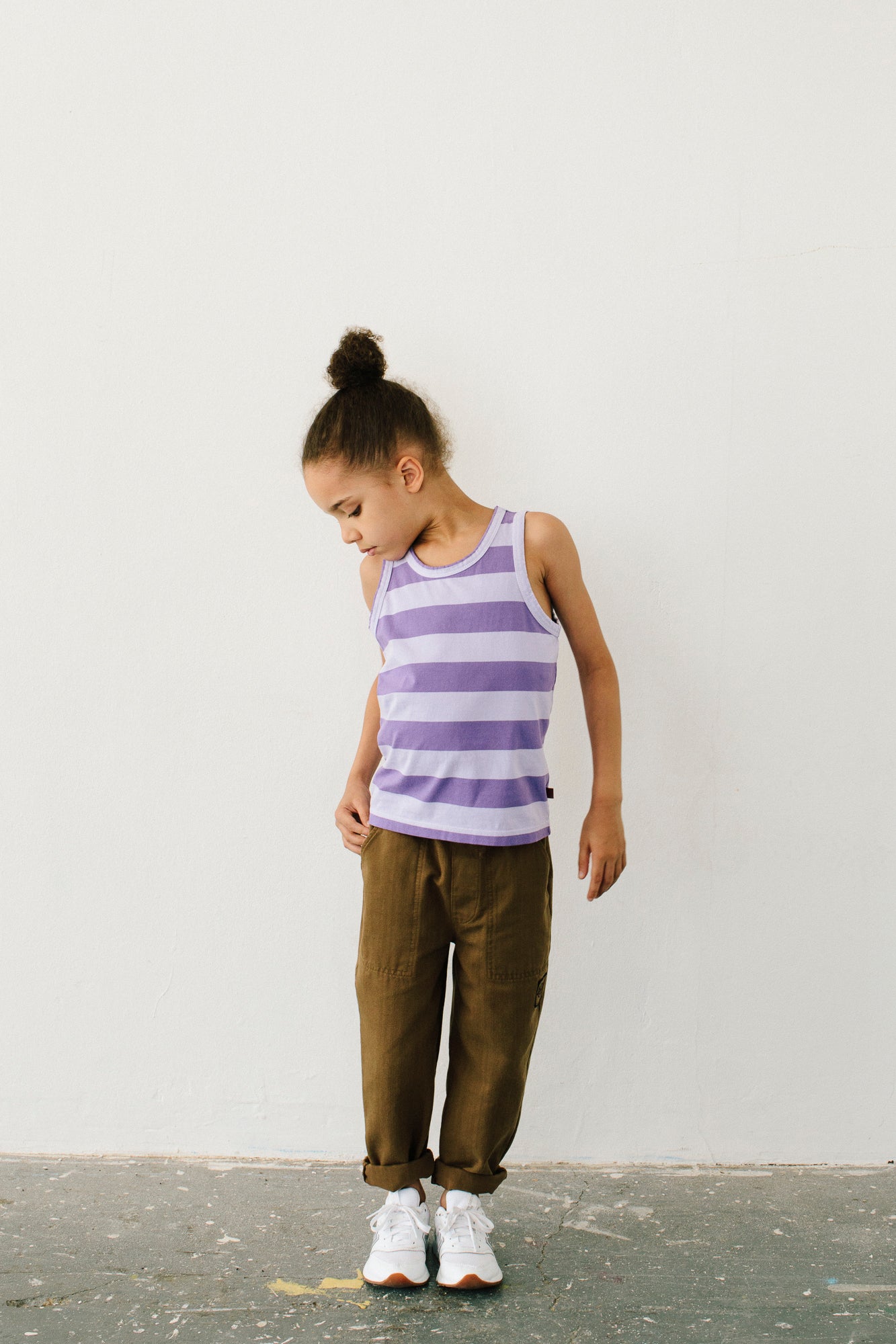 Boys & Girls Bronze Cotton Trousers