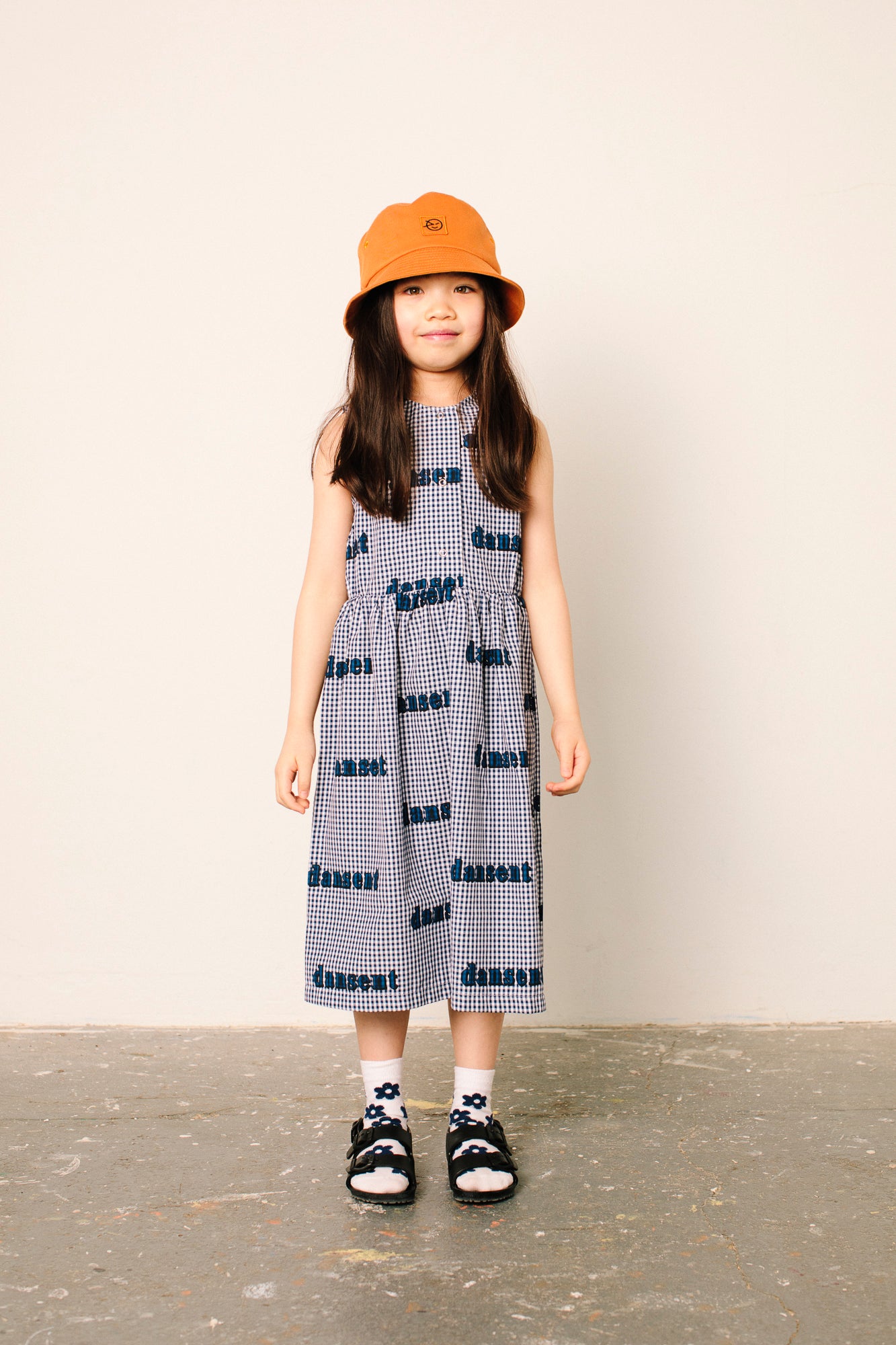Girls Blue Logo Dress