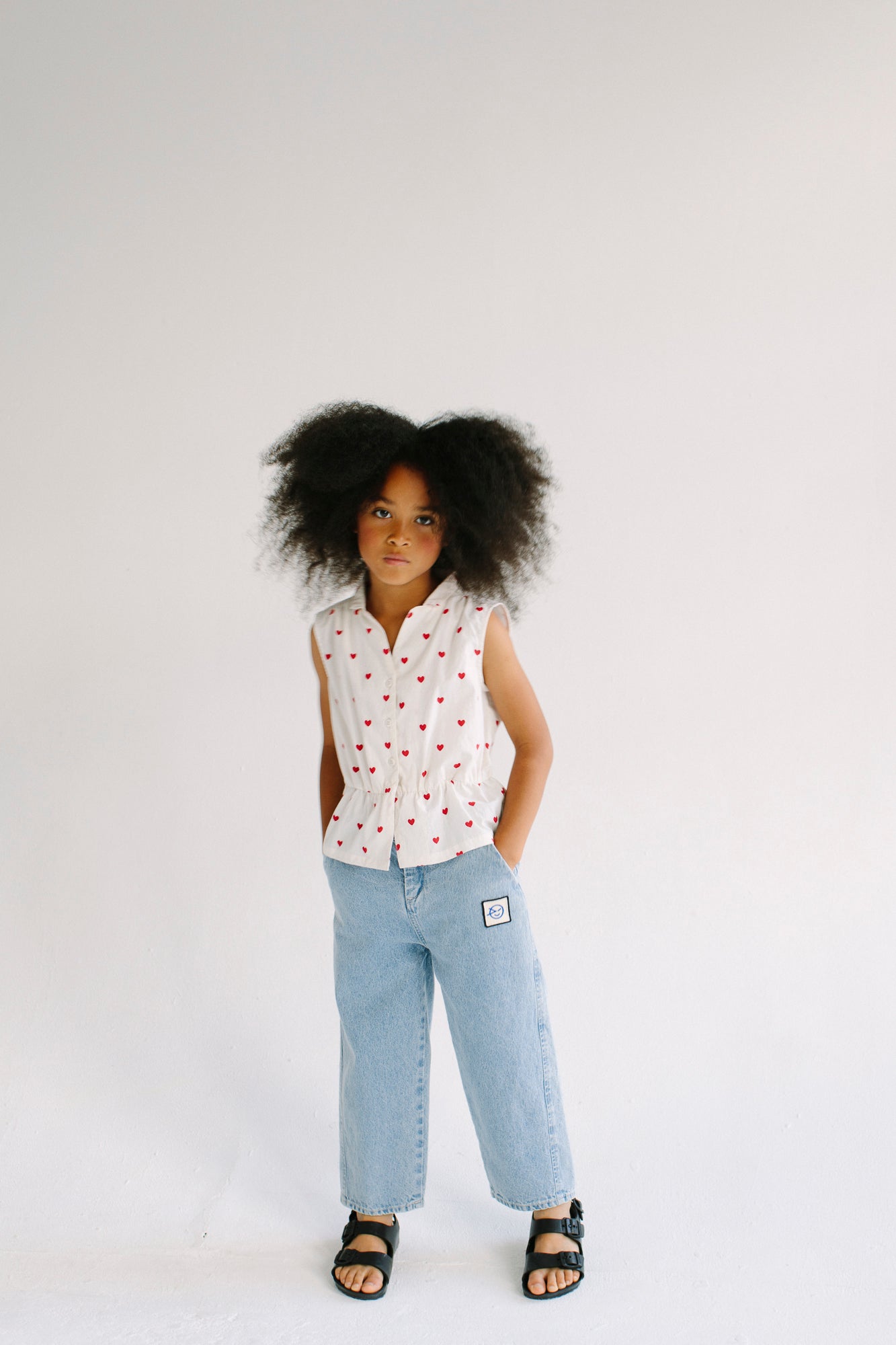 Boys & Girls Blue Denim Trousers