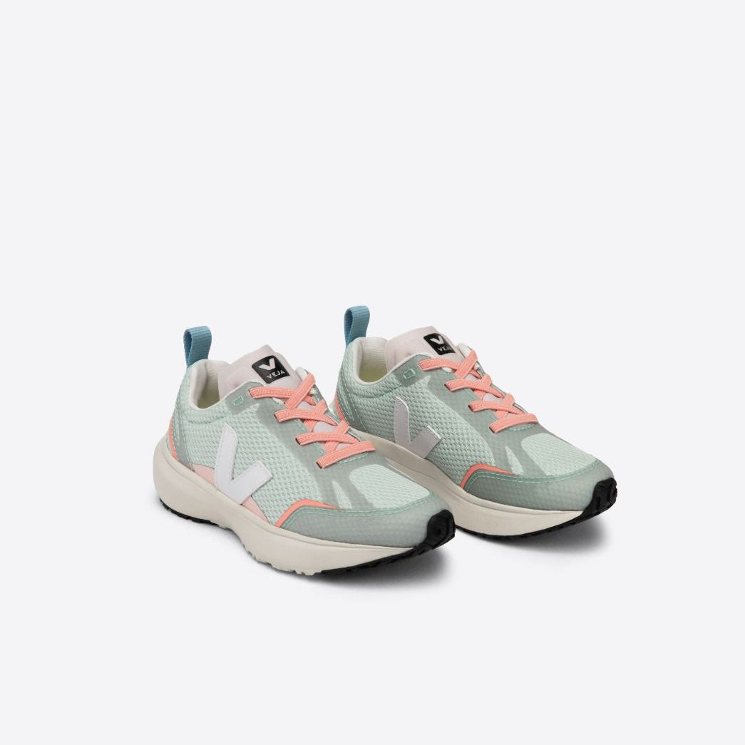 Boys & Girls Green "CANARY ALVEOMESH" Shoes