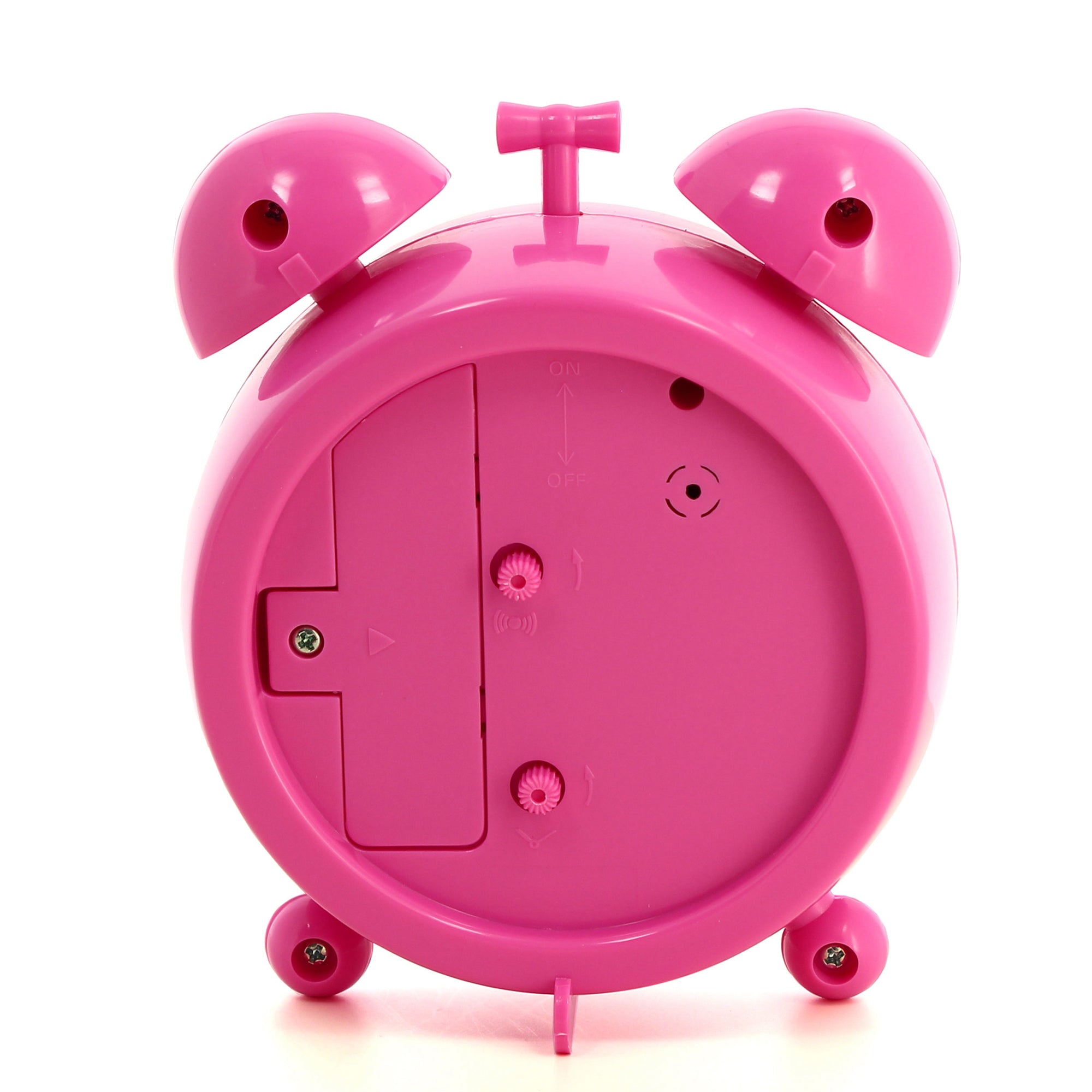 Girls Pink Flower Alarm Clock